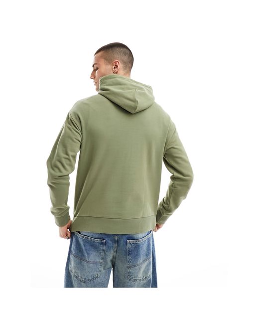 Calvin Klein – hero – bequemer kapuzenpullover in Green für Herren