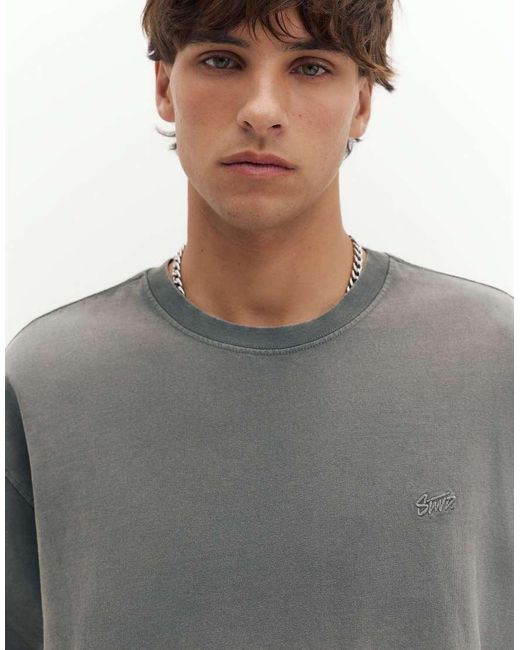 Stwd di Pull&Bear in Gray da Uomo