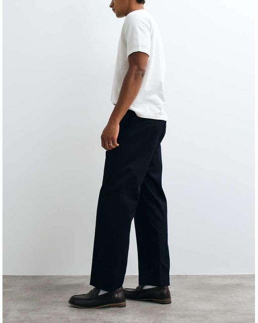 ARKET Gray Tailored Wide Leg Cropped Trouser for men