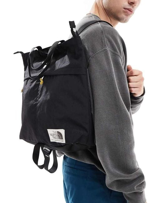 The North Face Black Berkeley Logo Tote Backpack