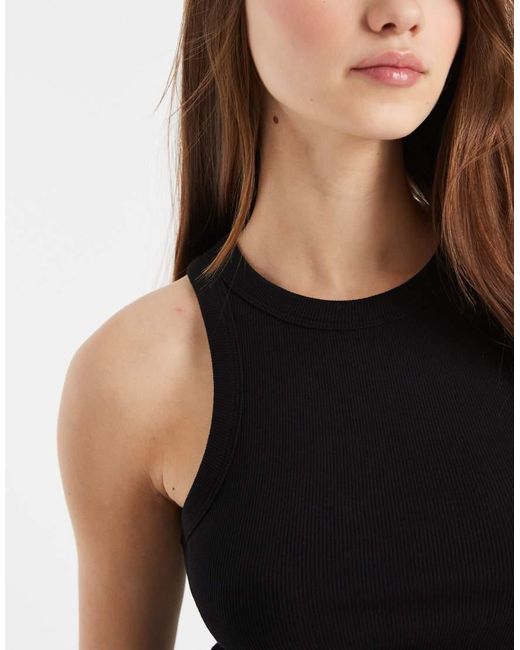New Look Black Racer Vest