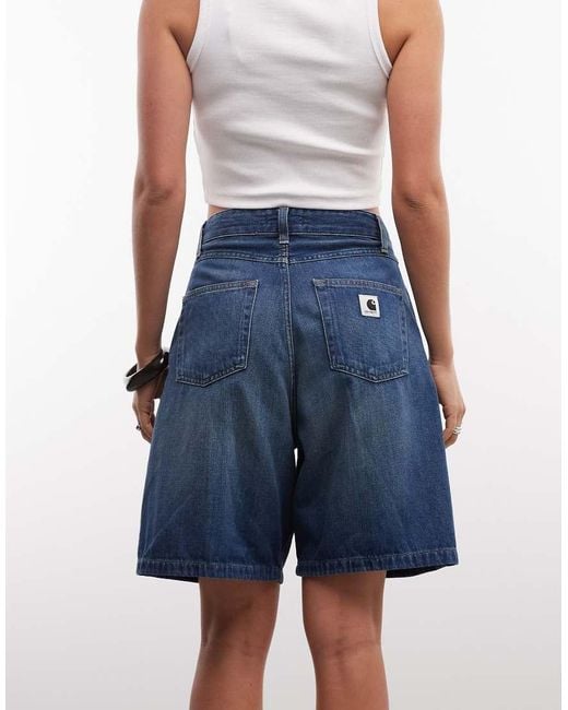 Carhartt Blue Alta Loose Fit Shorts