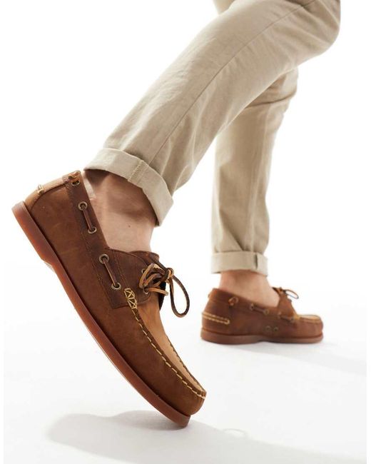 Polo Ralph Lauren Natural Merton Boat Shoe for men
