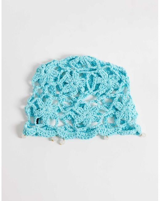 Glamorous Blue – häkelmütze