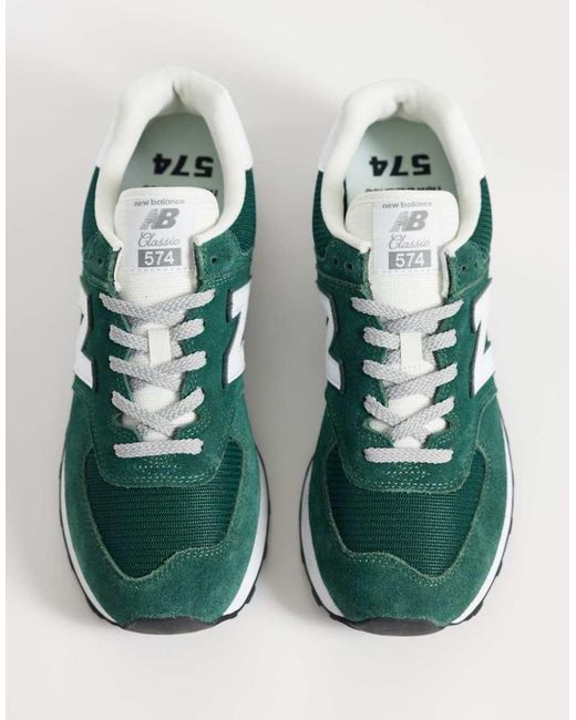 New Balance Green 574 Trainers for men