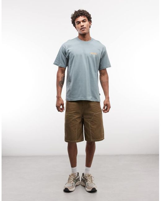 Dickies Blue Woodsdale Backprint T-shirt for men