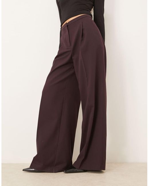 Mango Brown Seam Front Tailored Trouser