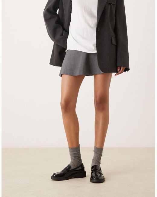 Asos Design Wide Fit Natural – minerva – loafer
