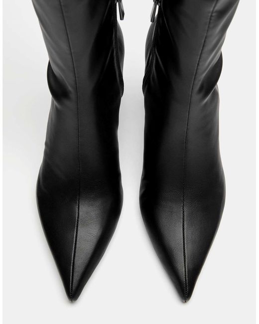 Pull&Bear Black – stiefel