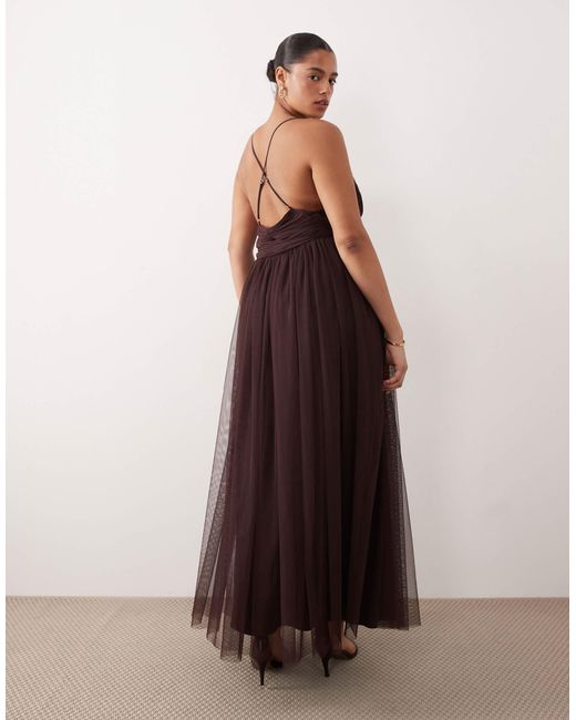 lace and beads tulle maxi dress Burgundy Dress Lace And Beads Maxi Dress Burgundy Tulle Maxi Lace Dress Beads Asos Red Lace