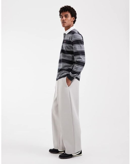 ASOS White Oversized Balloon Fit Sweatpants for men