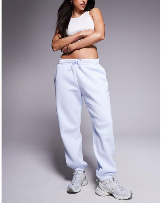 Nike Gray Phoenix Fleece High Waisted Oversized joggers