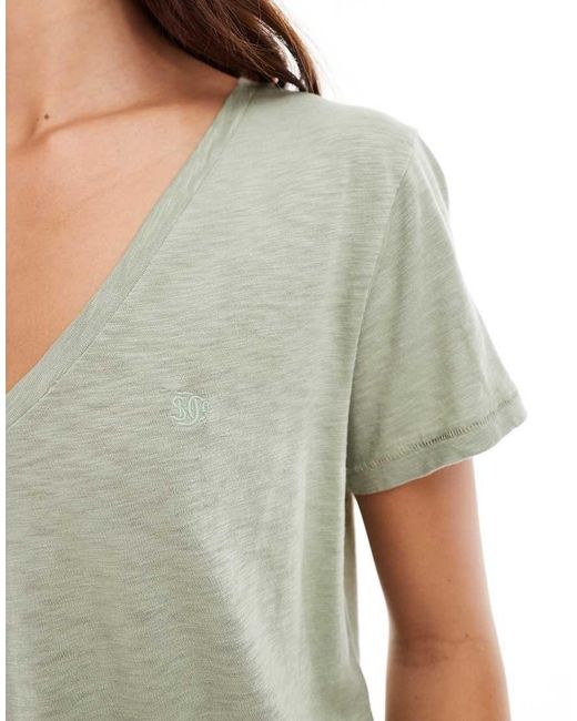 Superdry Green Studios Slub Embroidered T-Shirt
