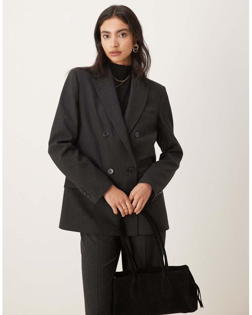 Mango Black Irise Tailored Blazer Co-ord