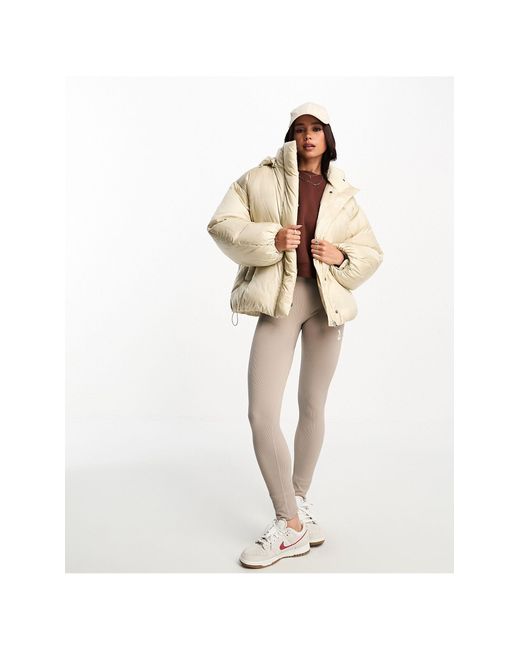 Levi's Natural Down Bubble Hooded Puffer Jacket
