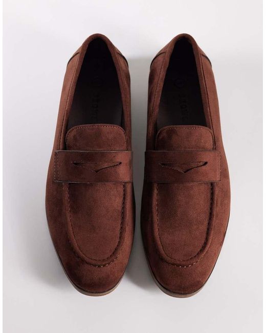 SEQWL Brown Charlie Loafers for men