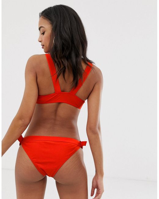 buckle strap bikini top