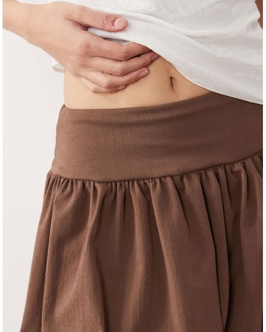 ASOS Natural Bubble Mini Skirt