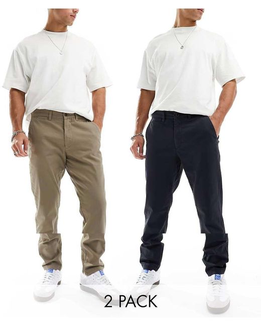 Jack & Jones Blue Intelligence 2 Pack Chinos for men