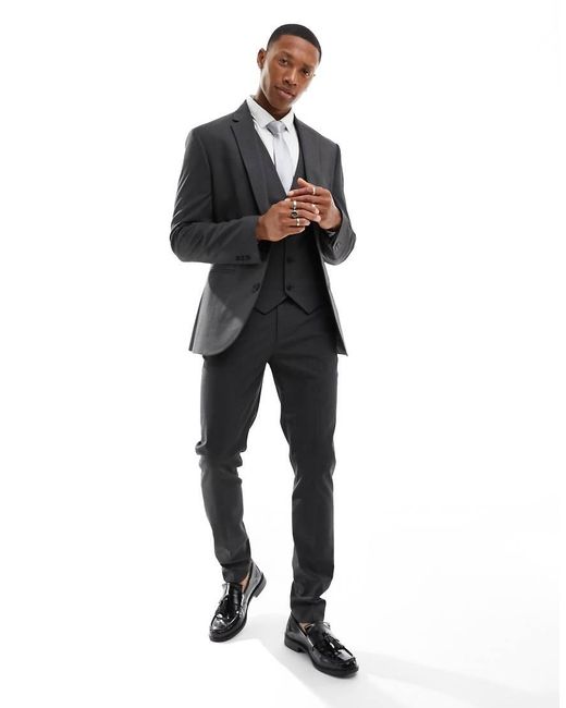 ASOS Black Skinny Suit Jacket for men