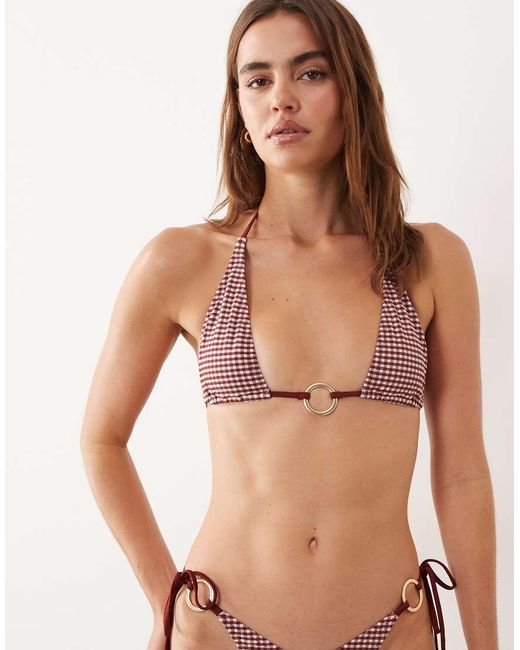 Kulani Kinis Green Ring Halter Bikini Top
