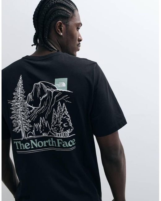 The North Face White Monte Graphic T-shirt for men