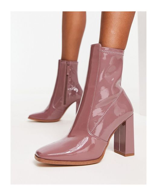 ALDO Audrella High Ankle Boots in Pink | Lyst UK