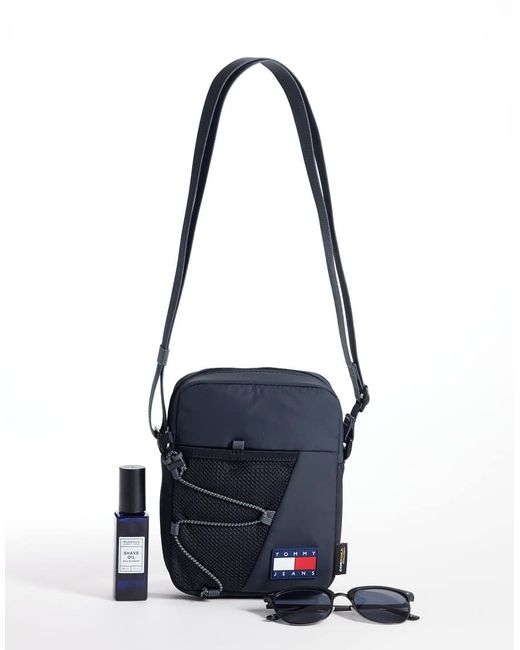 Tommy Hilfiger Blue Outdoors Reporter Cross Body Bag for men