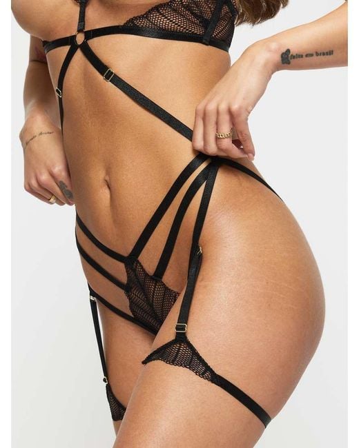 Ann Summers Black Please Me Crotchless Body