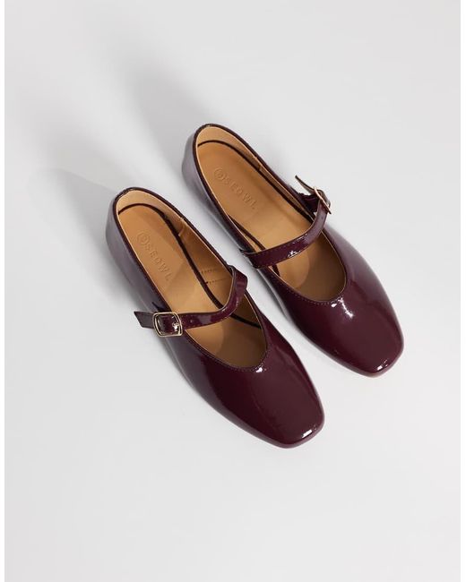 SEQWL White Iris High Vamp Ballet Flats