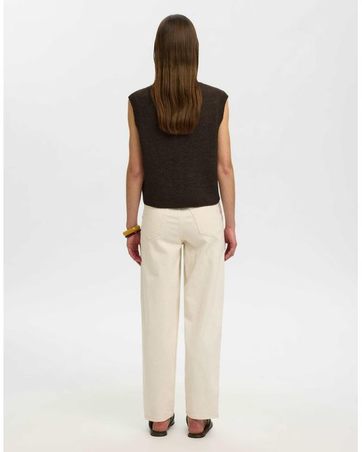 SELECTED Black – strickpullunder
