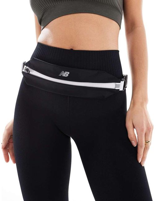 New Balance Black Performance Stretch Belt for men