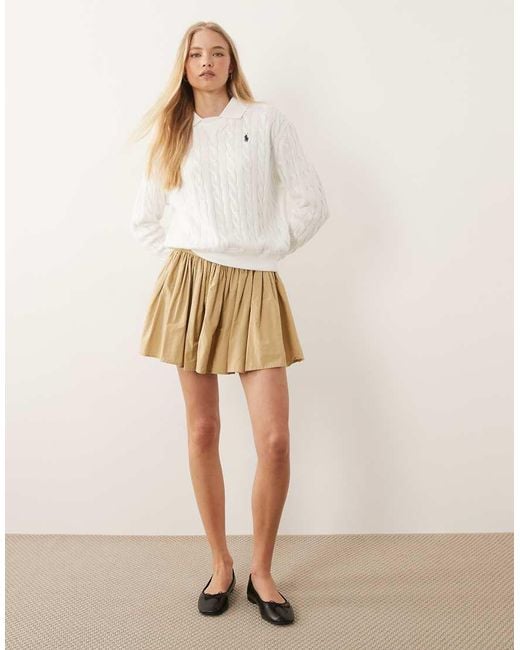 Polo Ralph Lauren Natural Knit Collar Sweater