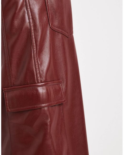 ASOS Red Utility Trousers