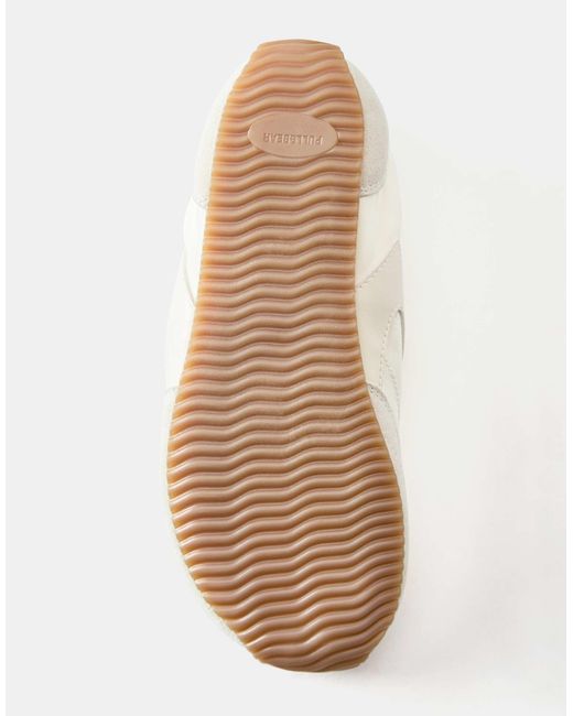 Baskets barefoot en écru Pull&Bear en coloris Natural