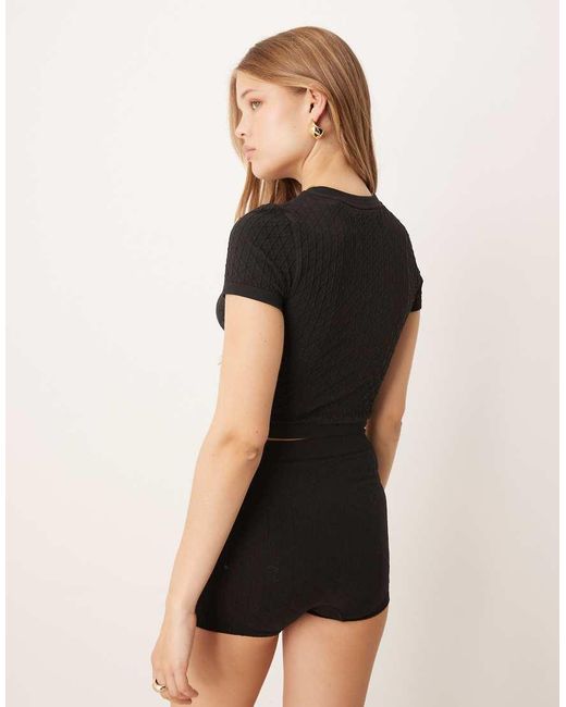 Calvin Klein Black Seamless Crop Top