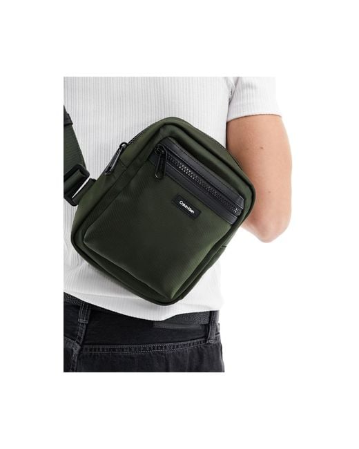 Calvin Klein Green Essential Reporter Bag for men