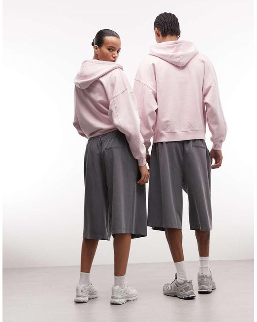 Collusion Pink Unisex Tailored Jort