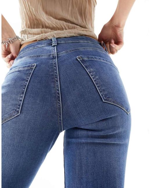 ONLY Blue Rose High Waisted Flare Jeans