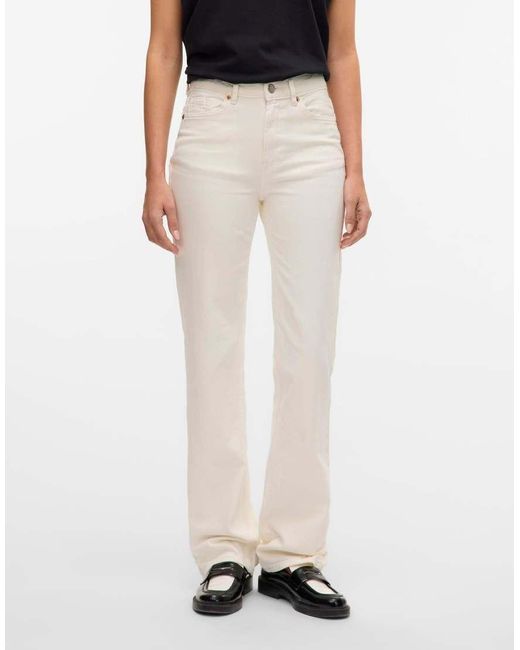 Vaqueros De Corte Recto De Vero Moda de color White