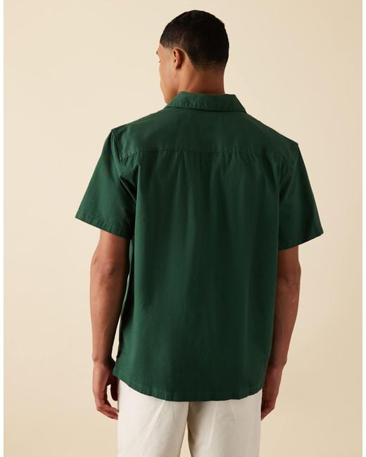 Levi's – workwear capsule – kurzärmliges arbeitshemd in Green für Herren