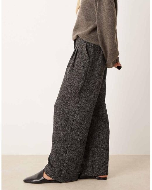 Pantaloni A Fondo Ampio Neri di JDY Petite in Black