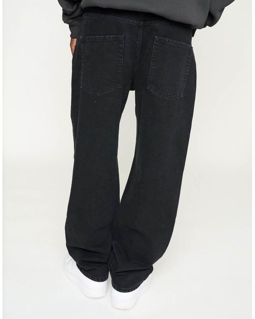 Vaqueros Negros Con Pinzas Multiply De Multiply Apparel de color Black