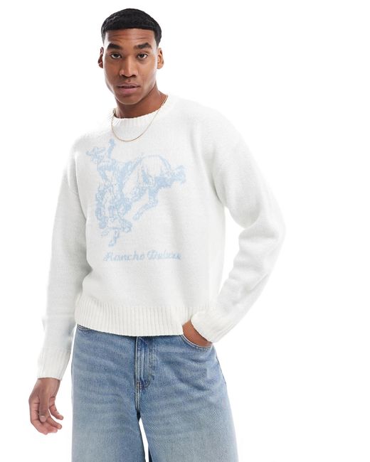 Cotton On Cotton on – strickpullover in White für Herren