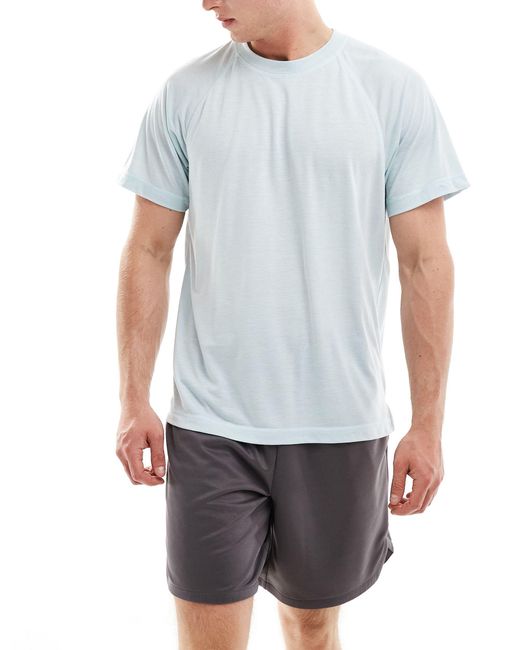 ASOS 4505 Blue Oversized Performance Mesh Training T-shirt for men