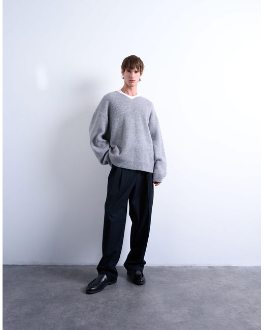 Topman – oversize-pullover in Blue für Herren