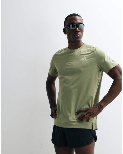 Adidas Originals Green Adi365 Climacool T-Shirt for men
