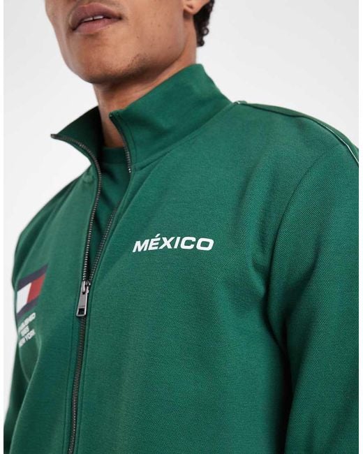 Tommy Hilfiger Green World Cup Track Jacket for men