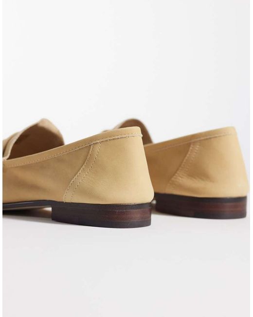 Mango White 100% Suede Leather Loafer