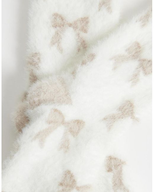 Boux Avenue White Fluffy Socks